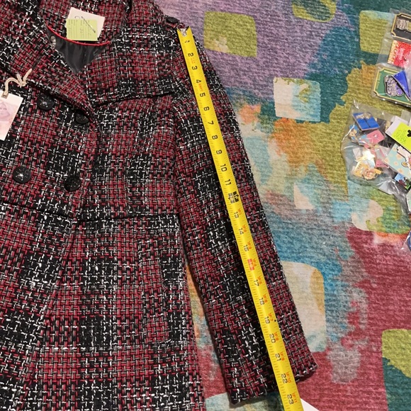 Jessica Simpson - Red/Black Plaid Coat - NWT - Picture 7 of 10